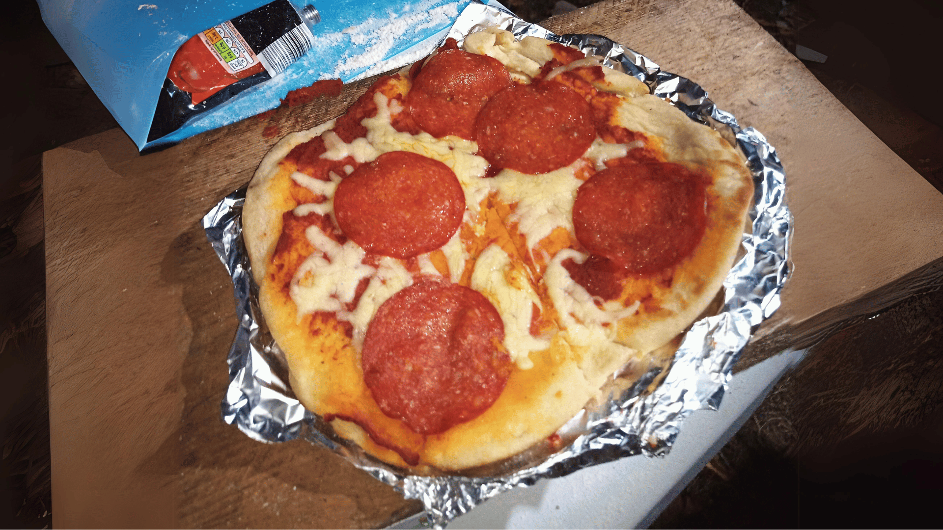 A Really Simple Campfire Pizza